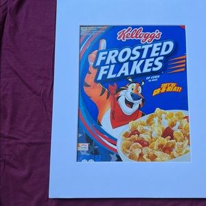 Frosted Flakes Tony tiger Art matted breakfast